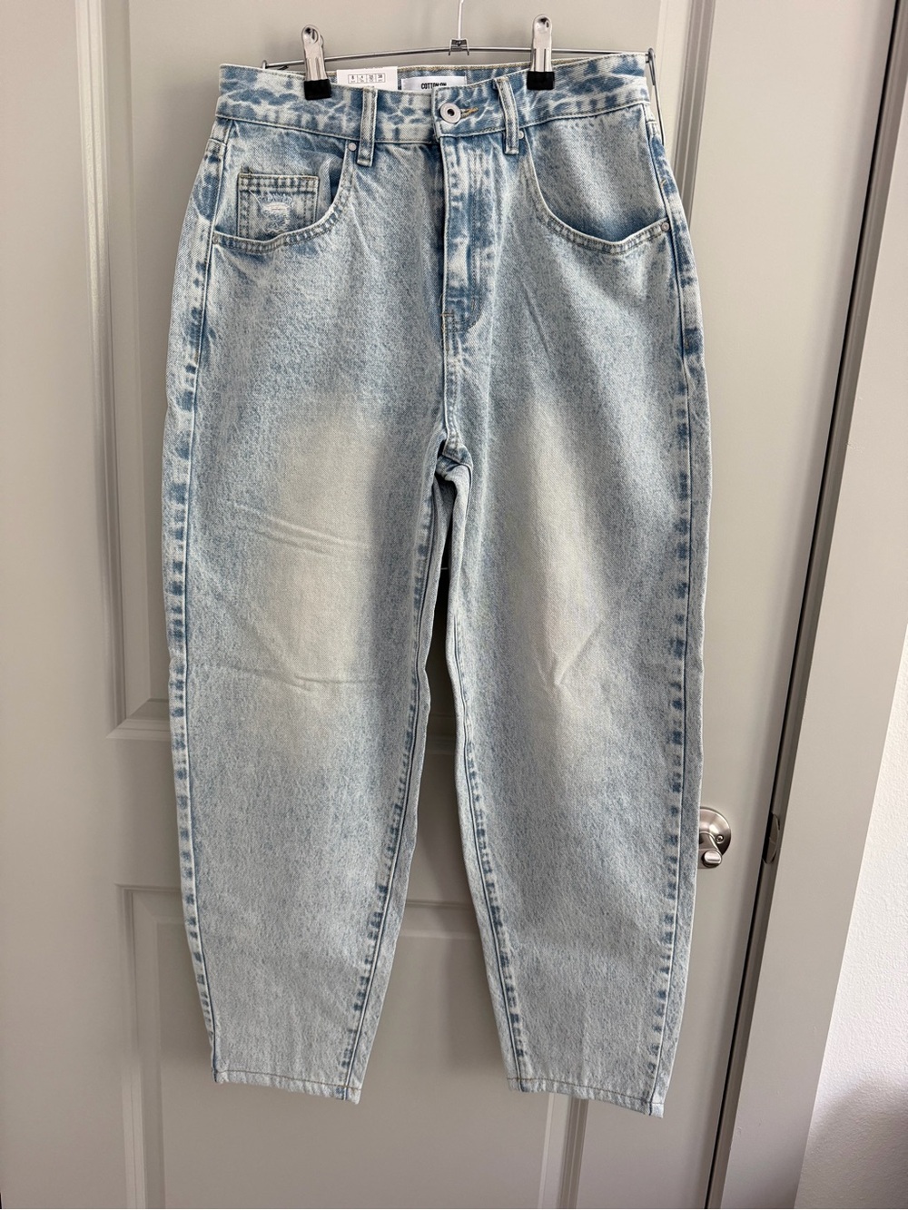 Cotton On Light Blue Slouch Mom Jeans